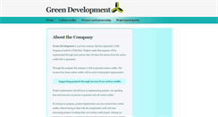 Desktop Screenshot of greendevelopment.no
