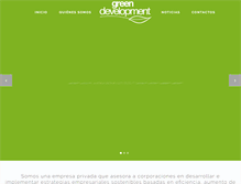 Tablet Screenshot of greendevelopment.com.gt